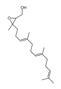 [3-methyl-3-(4,8,12-trimethyltrideca-3,7,11-trienyl)oxiran-2-yl]methanol Structure