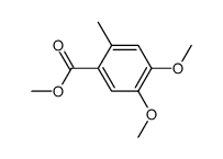 methyl 4,5-dimethoxy-2-methylbenzoate Structure