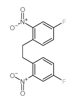 Benzene,1,1'-(1,2-ethanediyl)bis[4-fluoro-2-nitro- Structure