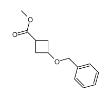 Methyl 3-(benzyloxy)cyclobutanecarboxylate Structure