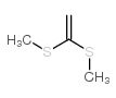 1,1-双(甲硫代)乙烯结构式
