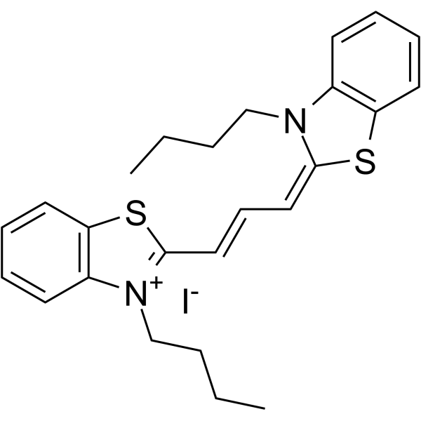 3,3'-二丁基噻碳菁碘化物结构式