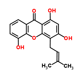 1,3,5-三羟基-4-异戊二烯氧蒽酮图片