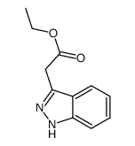 1H-吲唑-3-乙酸乙酯结构式