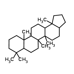 17alpha(h)-22,29,30-trisnorhopane Structure