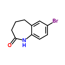 7-溴-4,5-二氢-1H-苯并[b]氮杂革-2(3H)-酮结构式