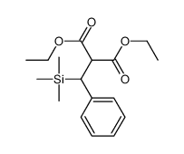 diethyl 2-[phenyl(trimethylsilyl)methyl]propanedioate结构式