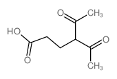 4-acetyl-5-oxo-hexanoic acid Structure