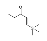 4-methyl-1-(trimethylsilyl)penta-1,4-dien-3-one Structure