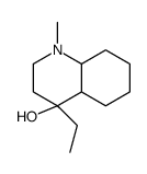 4-ethyl-1-methyl-2,3,4a,5,6,7,8,8a-octahydroquinolin-4-ol结构式