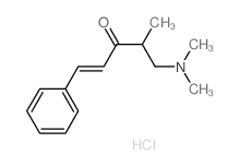 (E)-5-dimethylamino-4-methyl-1-phenyl-pent-1-en-3-one结构式