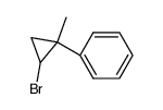 1-methyl-1-phenyl-2-bromocyclopropane Structure