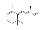 1,5,5-trimethyl-6-(3-methyl-penta-2,4-dienylidene)-cyclohexene结构式