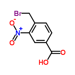 4-(Bromomethyl)-3-nitrobenzoic acid Structure