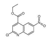 ethyl 2-chloro-6-nitroquinoline-4-carboxylate Structure