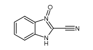 1H-Benzimidazole-2-carbonitrile,3-oxide(9CI)结构式