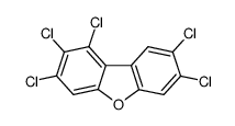 1,2,3,7,8-五氯二苯并呋喃结构式