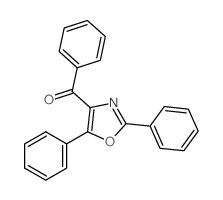 (2,5-diphenyl-1,3-oxazol-4-yl)-phenyl-methanone Structure