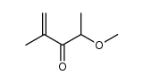 2-Methoxy-4-methyl-4-penten-3-on Structure