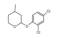 2-(2,4-Dichlorphenoxy)-3,4,5,6-tetrahydro-4-methyl-2H-pyran Structure