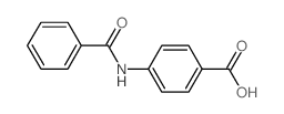 4-苯甲酰胺苯甲酸结构式
