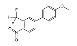 4-(4-methoxyphenyl)-1-nitro-2-(trifluoromethyl)benzene Structure