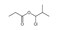 丙酸-1-氯异丁酯结构式