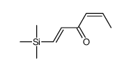1-trimethylsilylhexa-1,4-dien-3-one Structure