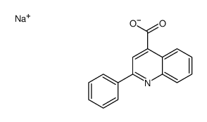 sodium,2-phenylquinoline-4-carboxylate结构式