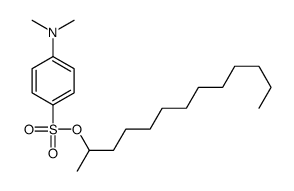tridecan-2-yl 4-(dimethylamino)benzenesulfonate结构式