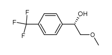 (S)-2-methoxy-1-(4-trifluoromethylphenyl)ethanol Structure