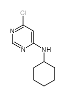 4-氯-6-环己基氨基嘧啶结构式