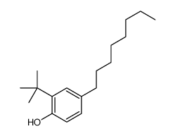 2-tert-butyl-4-octylphenol结构式