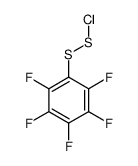 (2,3,4,5,6-pentafluorophenyl)sulfanyl thiohypochlorite Structure