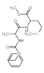 methyl 4-methylsulfanyl-2-(2-phenylmethoxycarbonylaminopropanoylamino)butanoate Structure