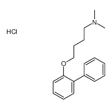 N,N-dimethyl-4-(2-phenylphenoxy)butan-1-amine,hydrochloride结构式