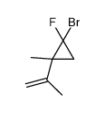 1-bromo-1-fluoro-2-methyl-2-prop-1-en-2-ylcyclopropane Structure