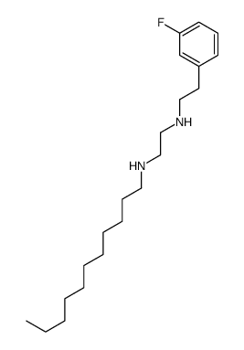 N'-[2-(3-fluorophenyl)ethyl]-N-undecylethane-1,2-diamine结构式