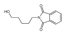 2-(5-hydroxypentyl)isoindoline-1,3-dione结构式