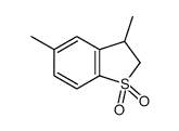 3,5-Dimethyl-2,3-dihydro-1-benzothiophene 1,1-dioxide结构式