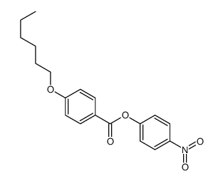 (4-nitrophenyl) 4-hexoxybenzoate结构式