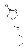 4-(butoxymethyl)-2-chloro-1,3,2-dioxaphospholane Structure