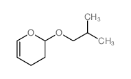 2H-Pyran,3,4-dihydro-2-(2-methylpropoxy)- Structure