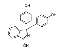 3,3-bis(4-hydroxyphenyl)-2H-isoindol-1-one Structure