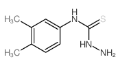 1-amino-3-(3,4-dimethylphenyl)thiourea结构式