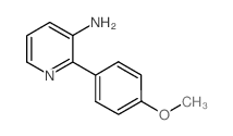 2-(4-甲氧基苯基)-3-吡啶胺结构式