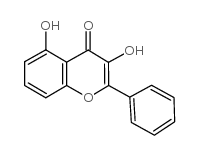 3,5-二羟基黄酮结构式