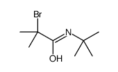 N-叔丁基-2-溴-2-甲基丙酰胺结构式