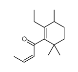 1-(2-ethyl-3,6,6-trimethylcyclohexen-1-yl)but-2-en-1-one Structure