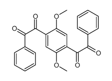 1-[2,5-dimethoxy-4-(2-oxo-2-phenylacetyl)phenyl]-2-phenylethane-1,2-dione Structure